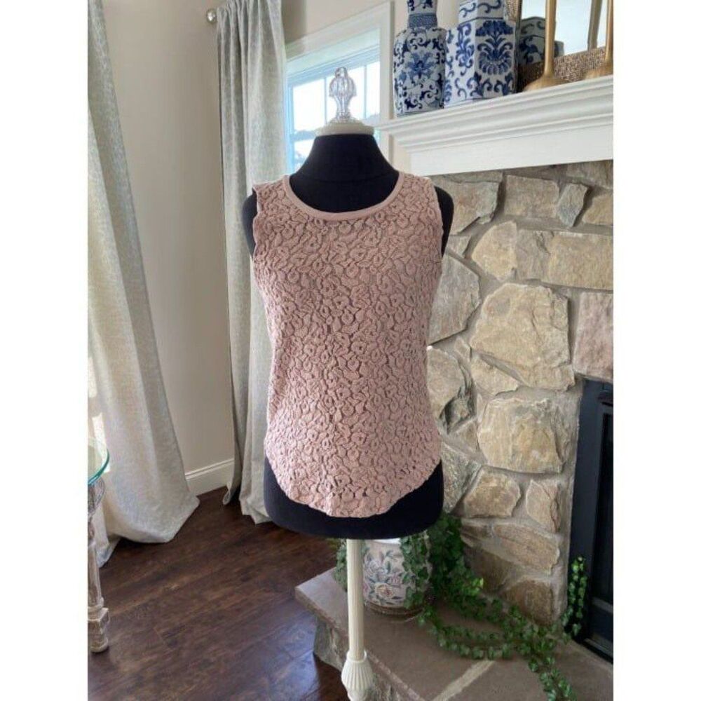 Loft Pink Tank Top (small)